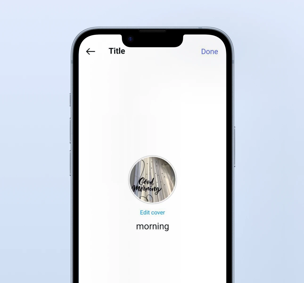 Instagram highlight edit