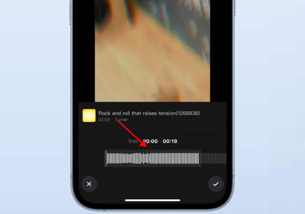 CapCut Add a music to video Instagram add a music timeline