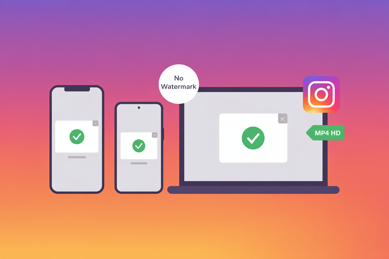 Download Instagram Reels without watermark in MP4 on iPhone, Android and PC